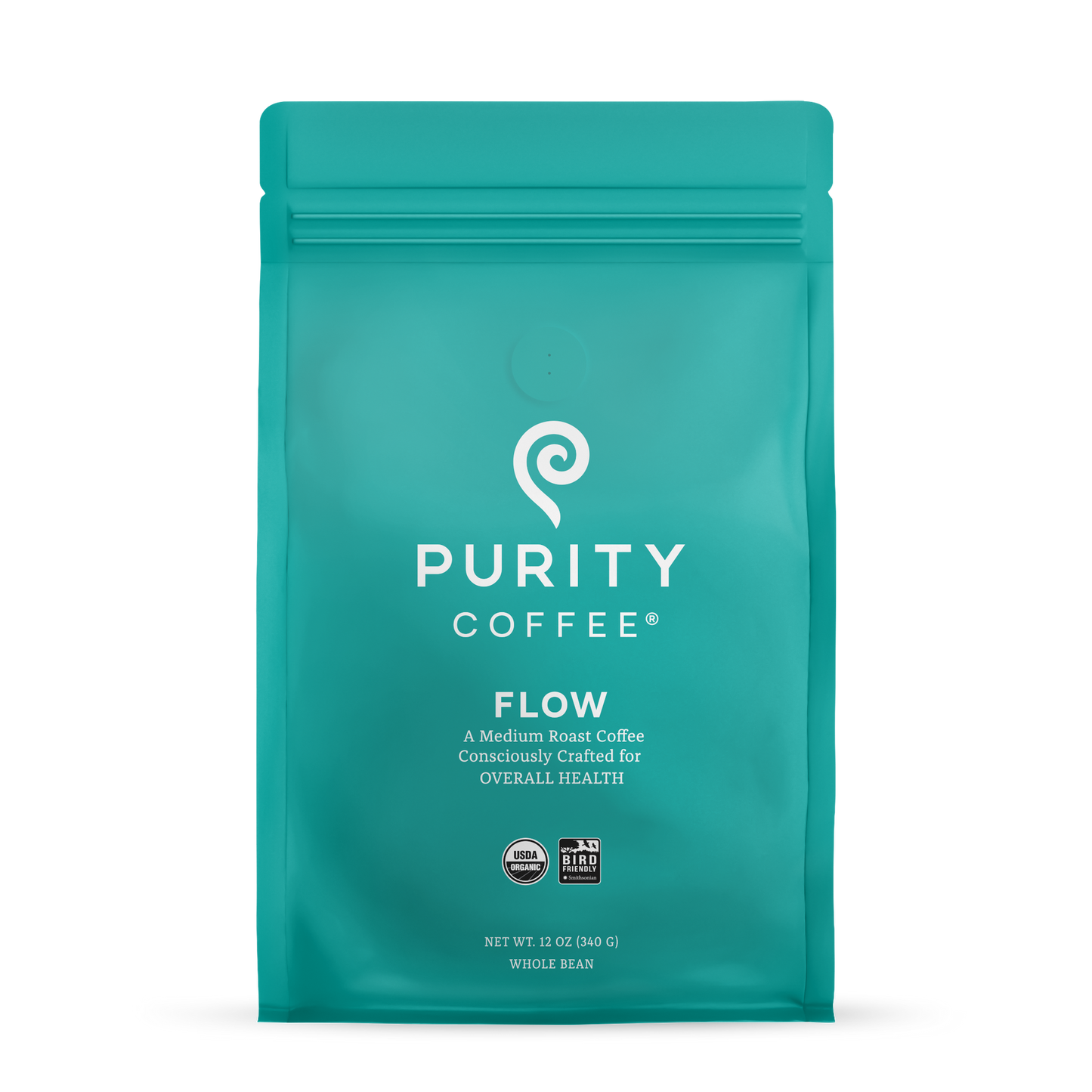 PURITY COFFEE Organic Whole Bean Coffee 12oz