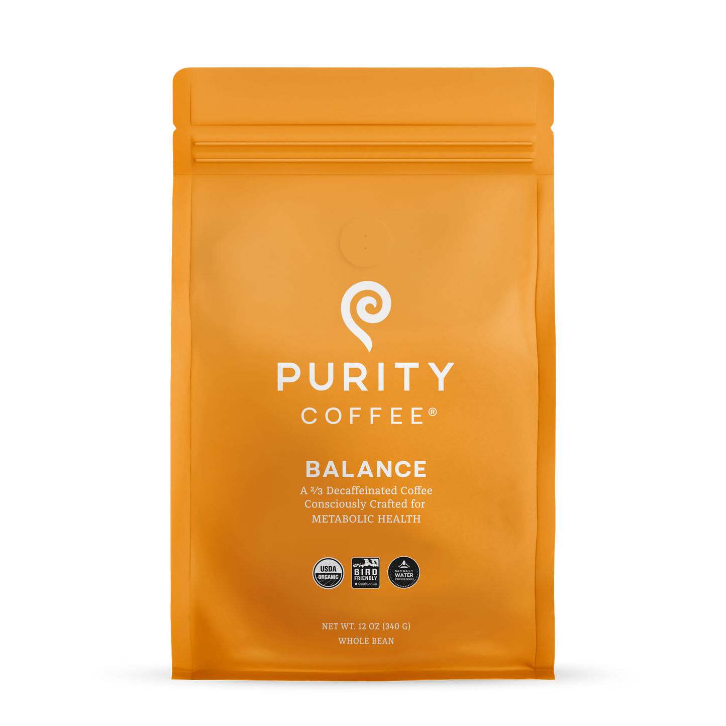 PURITY COFFEE Organic Whole Bean Coffee 12oz