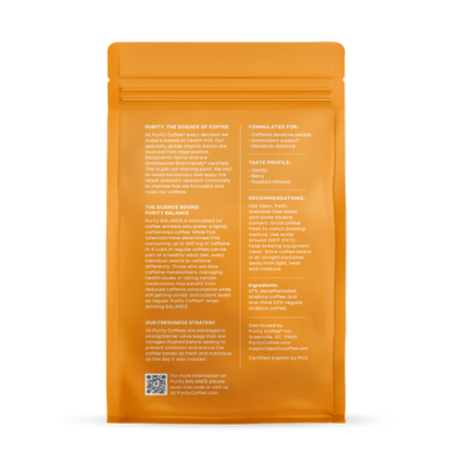 PURITY COFFEE Organic Whole Bean Coffee 12oz