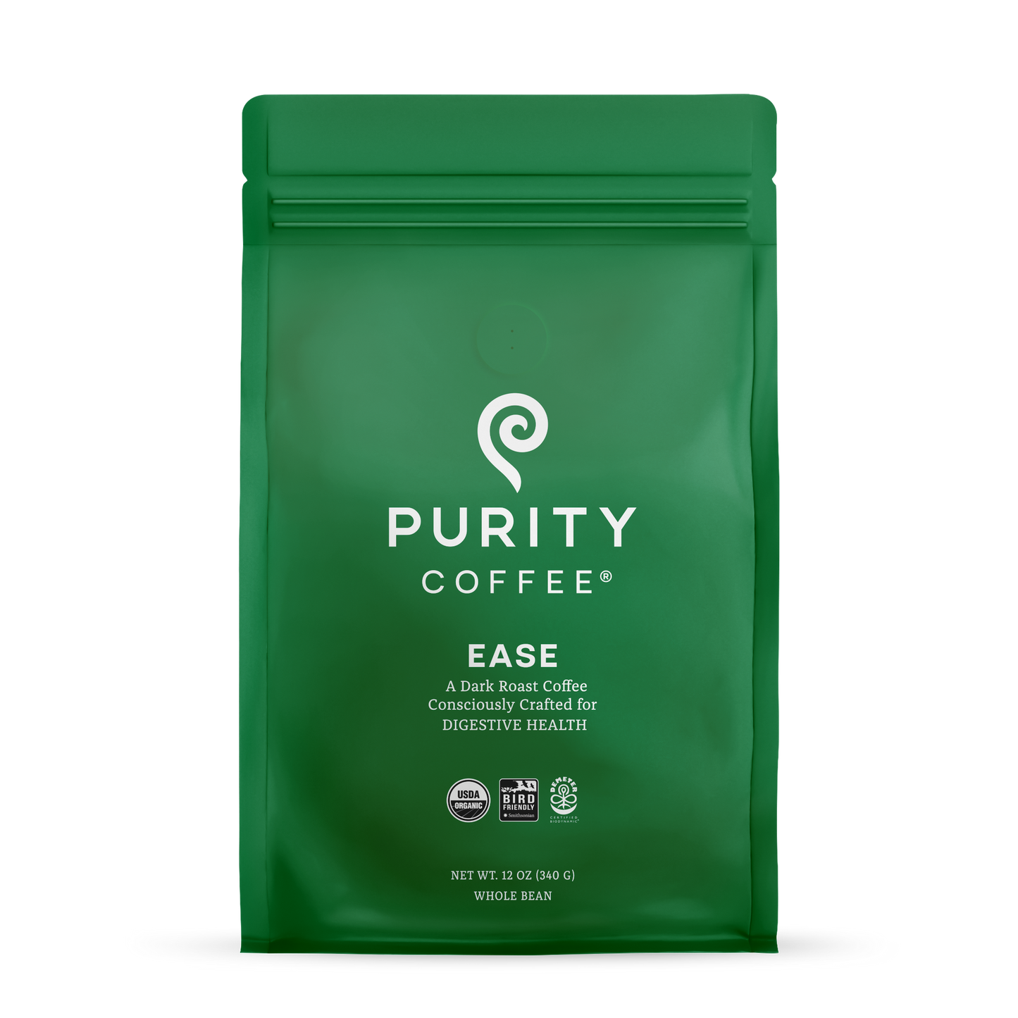 PURITY COFFEE Organic Whole Bean Coffee 12oz