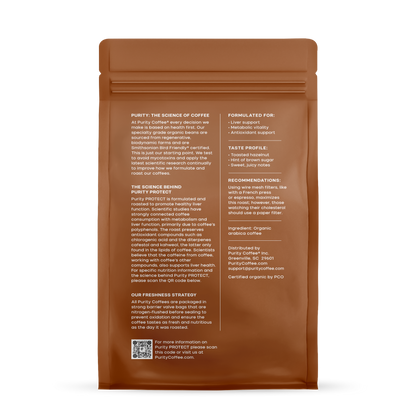 PURITY COFFEE Organic Whole Bean Coffee 12oz